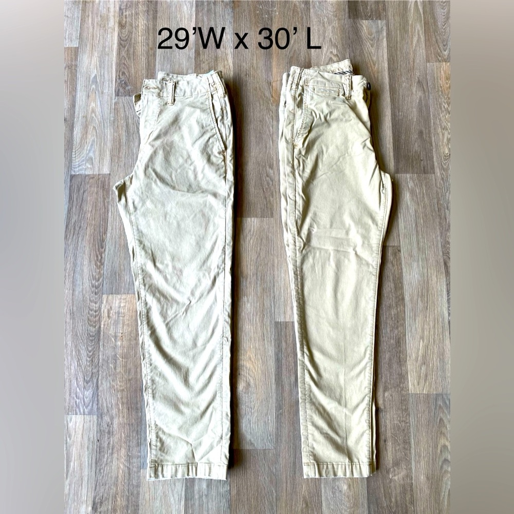 Bundle of American Eagle Khakis - Mens 29’W x 30’L
